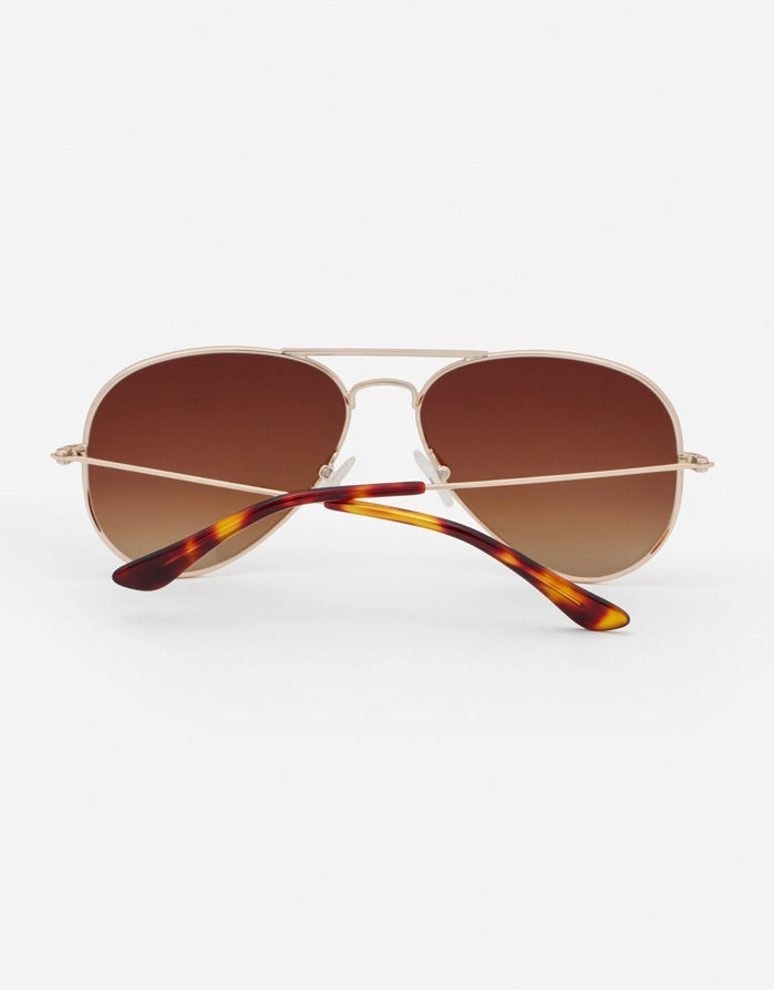 koala bay Gafas de Sol Metálica Dorada - Avi Precios de Black Friday