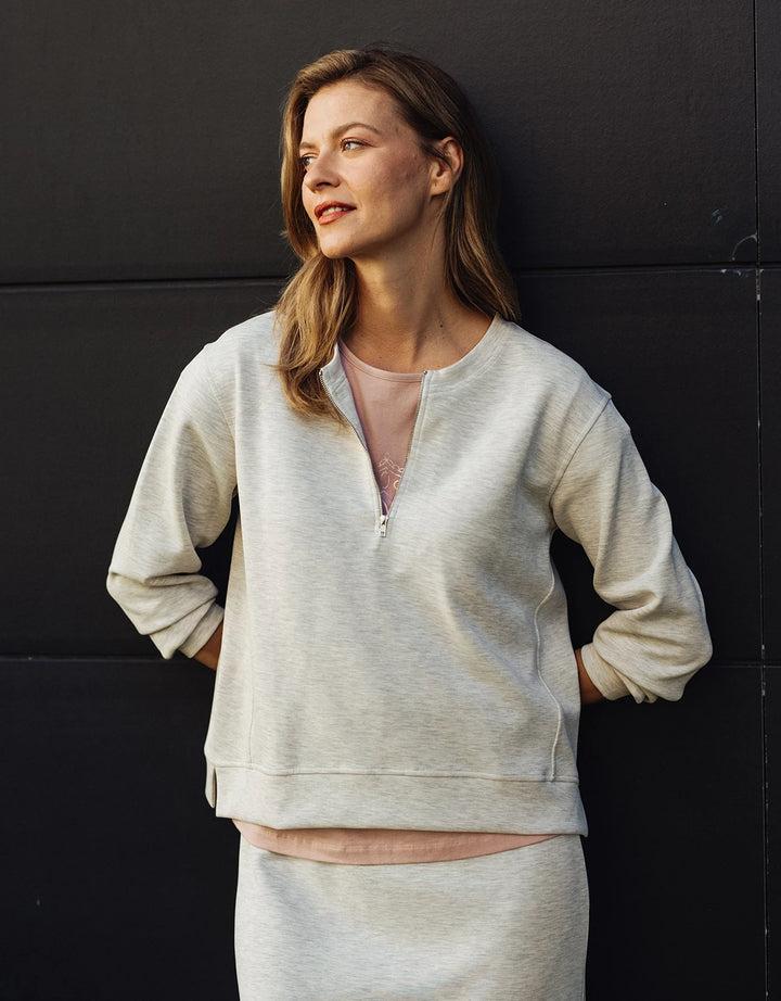 koala bay Sudadera sin Capucha Gris - Raitu Grandes descuentos