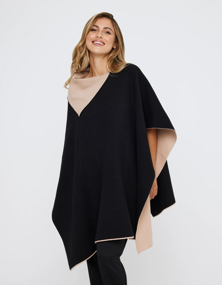 koala bay Poncho Abierto Beige - Samaris Liquidación