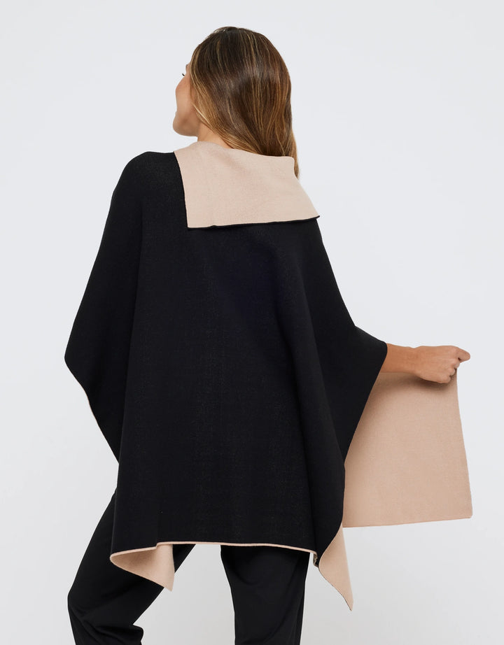 koala bay Poncho Abierto Beige - Samaris Liquidación