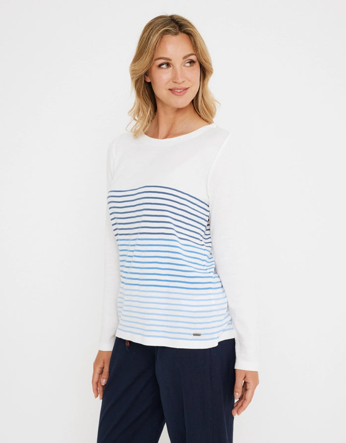 koala bay Camiseta Manga Larga Azul - Ryana Ofertas especiales