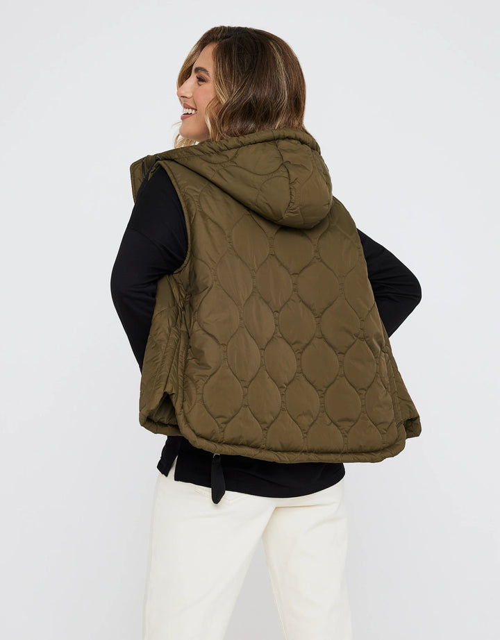 koala bay Chaleco Caqui Acolchado - Janter Outlet online