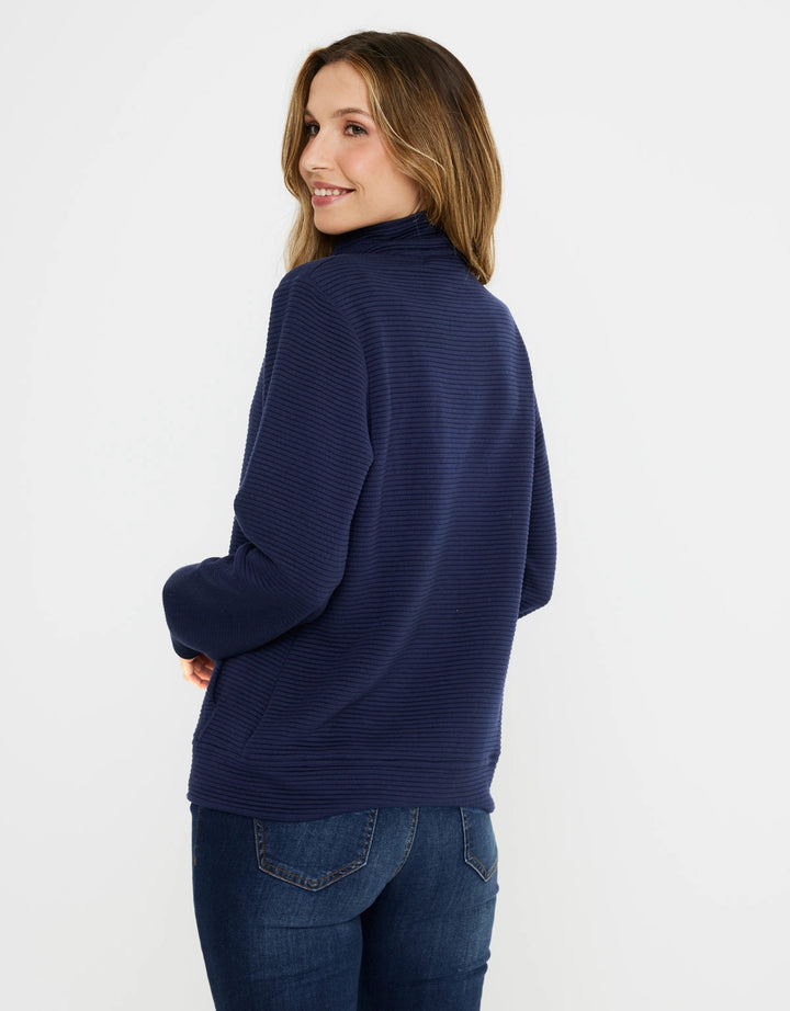 koala bay Chaqueta Cremallera Azul Marino - Tigia En oferta