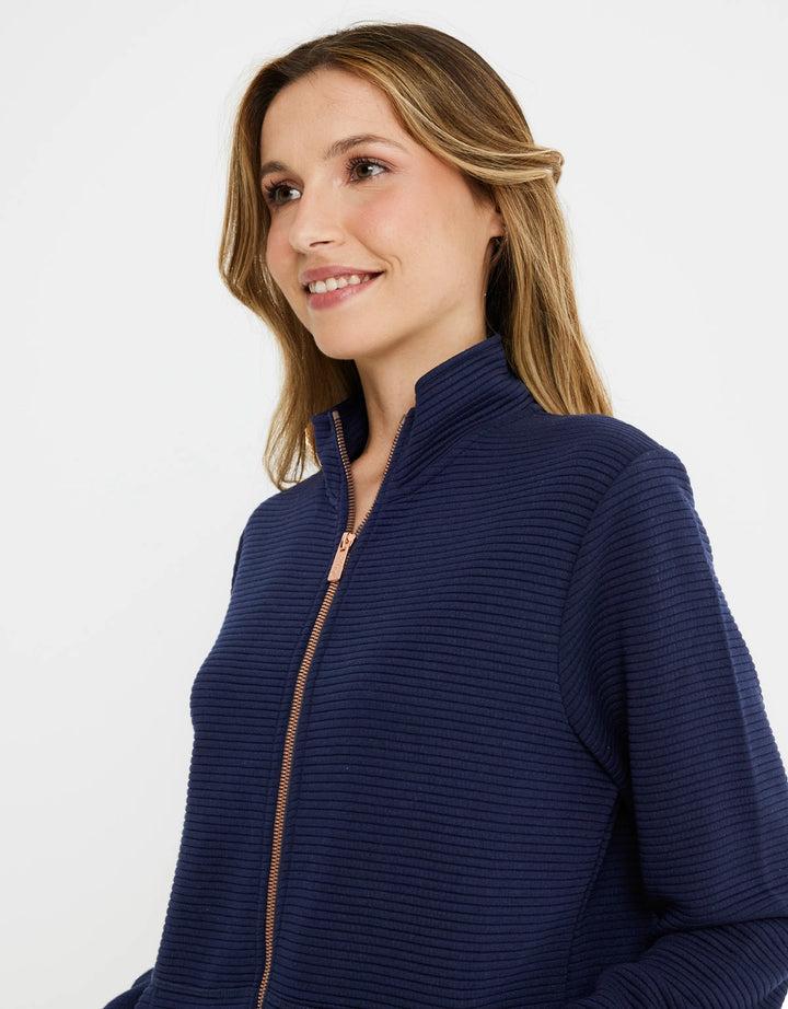 koala bay Chaqueta Cremallera Azul Marino - Tigia En oferta