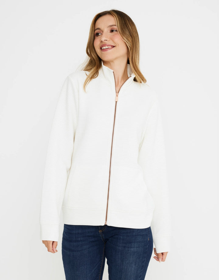 koala bay Chaqueta Cremallera Blanco - Tigia Ventas relámpago