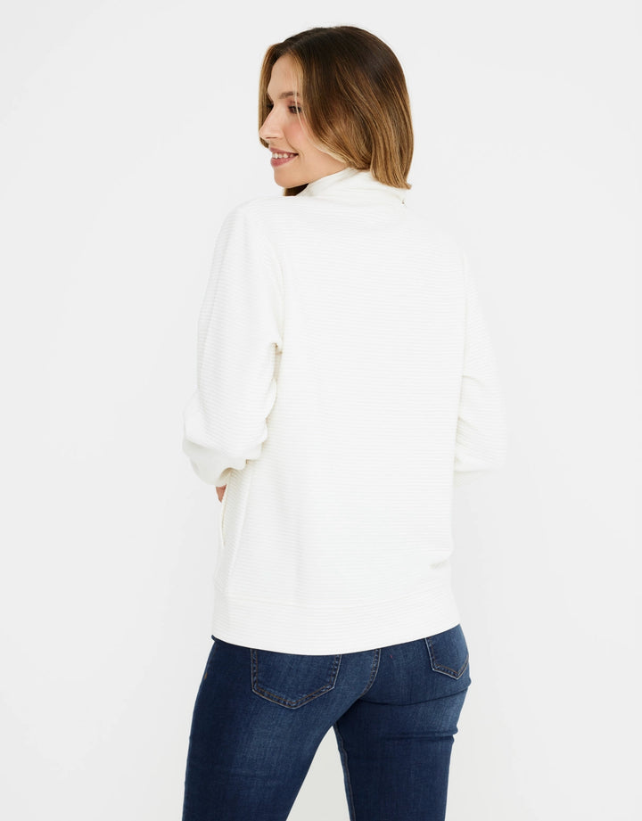 koala bay Chaqueta Cremallera Blanco - Tigia Ventas relámpago