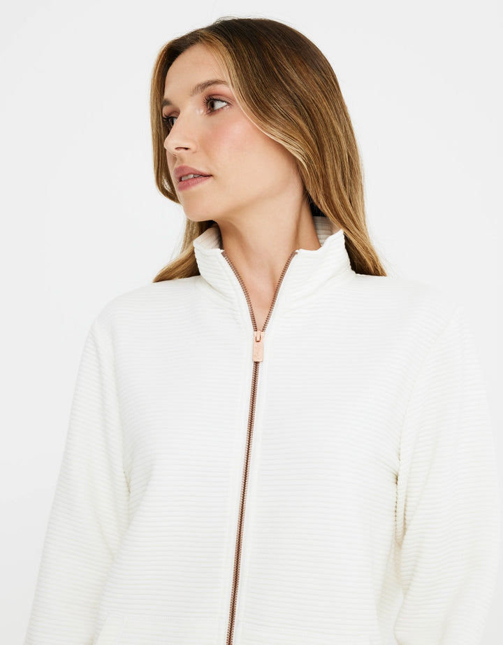 koala bay Chaqueta Cremallera Blanco - Tigia Ventas relámpago
