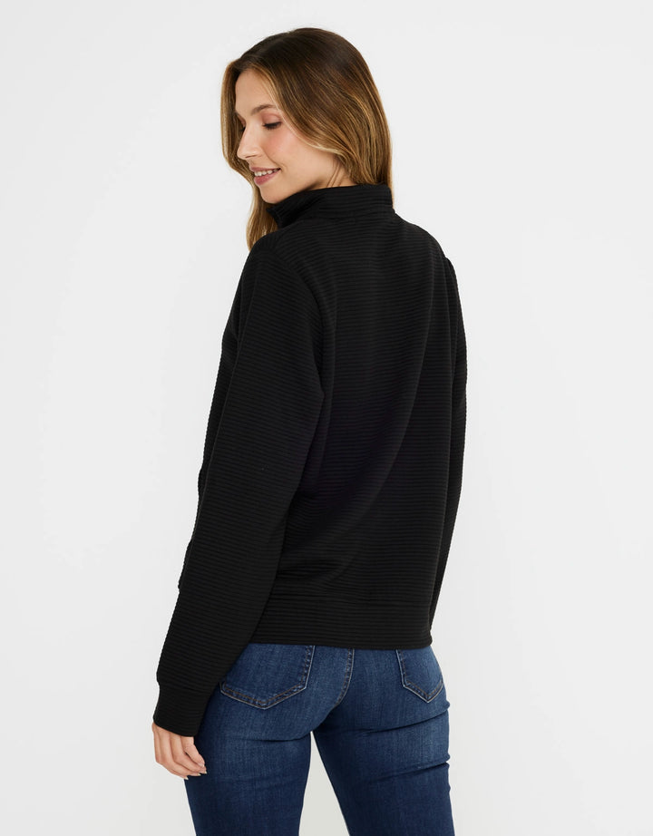 koala bay Chaqueta Cremallera Negro - Tigia Descuento