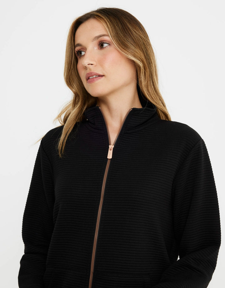 koala bay Chaqueta Cremallera Negro - Tigia Descuento