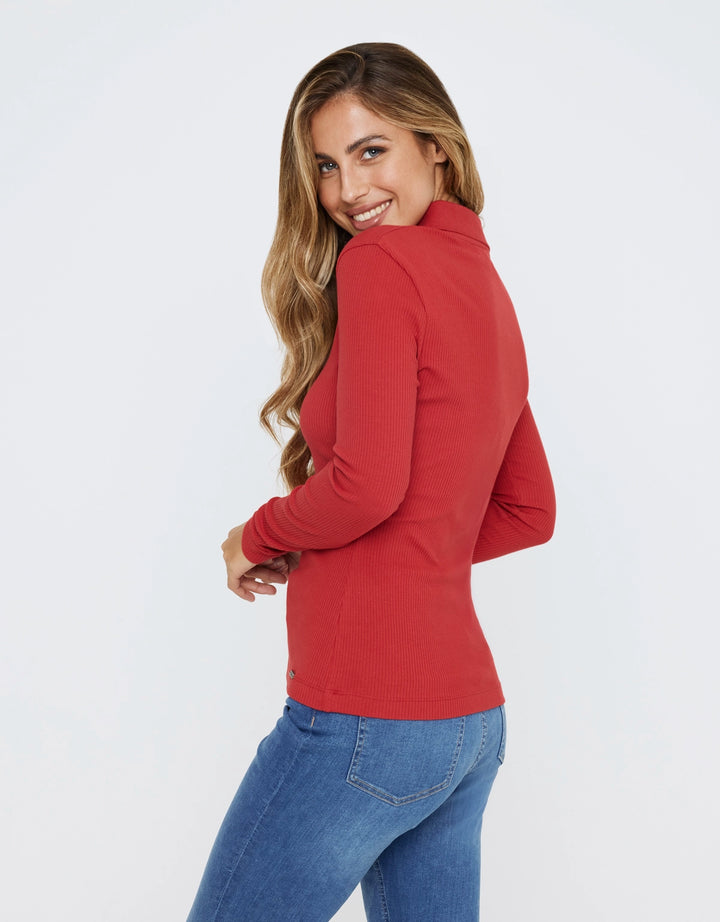 koala bay Polo Manga Larga Rojo - Uicun Rebajas online
