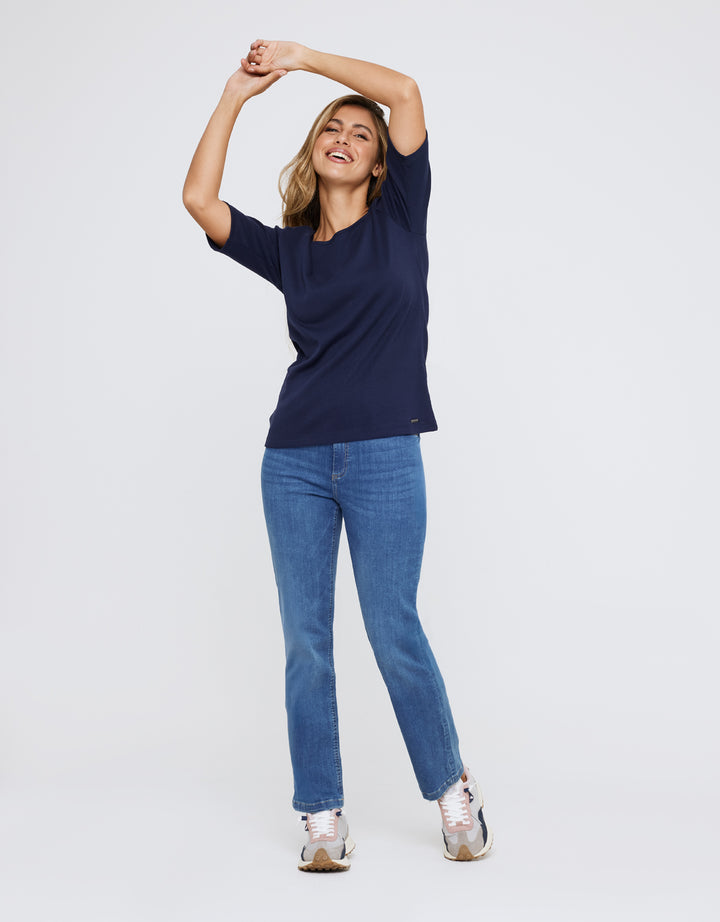 koala bay Camiseta Manga Corta Azul Marino - New Rosaleen Solo queda un día