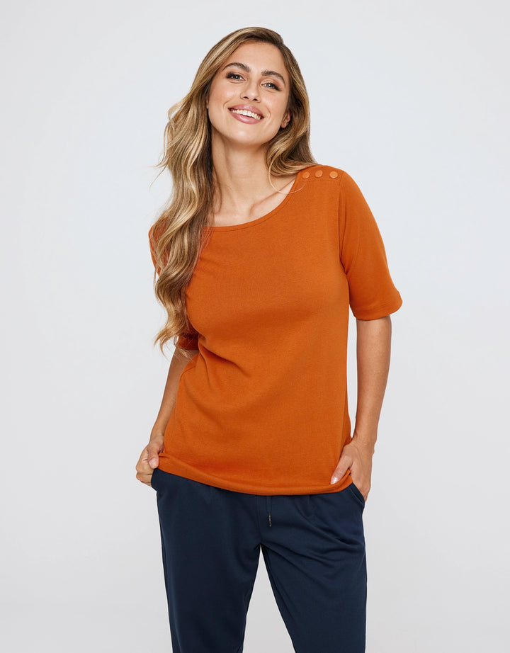 koala bay Camiseta Manga Corta Naranja - New Rosaleen Envío internacional gratuito