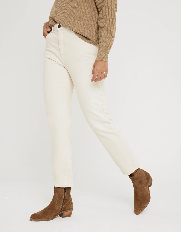koala bay Pantalón Denim Blanco - Brady Rebajas baratas