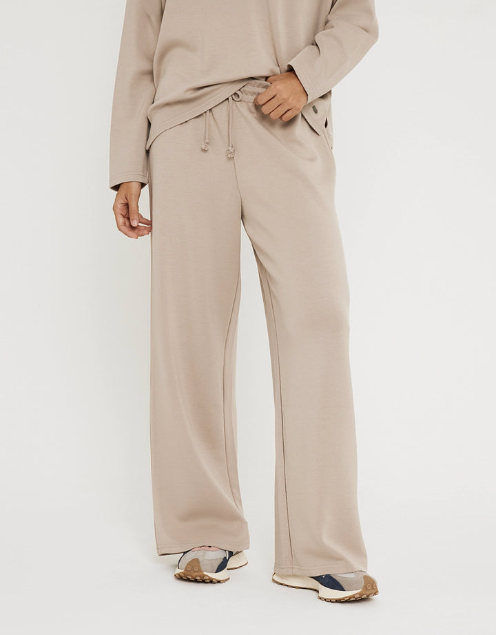 koala bay Pantalón Largo Ancho Modal Beige - Forest Ventas relámpago