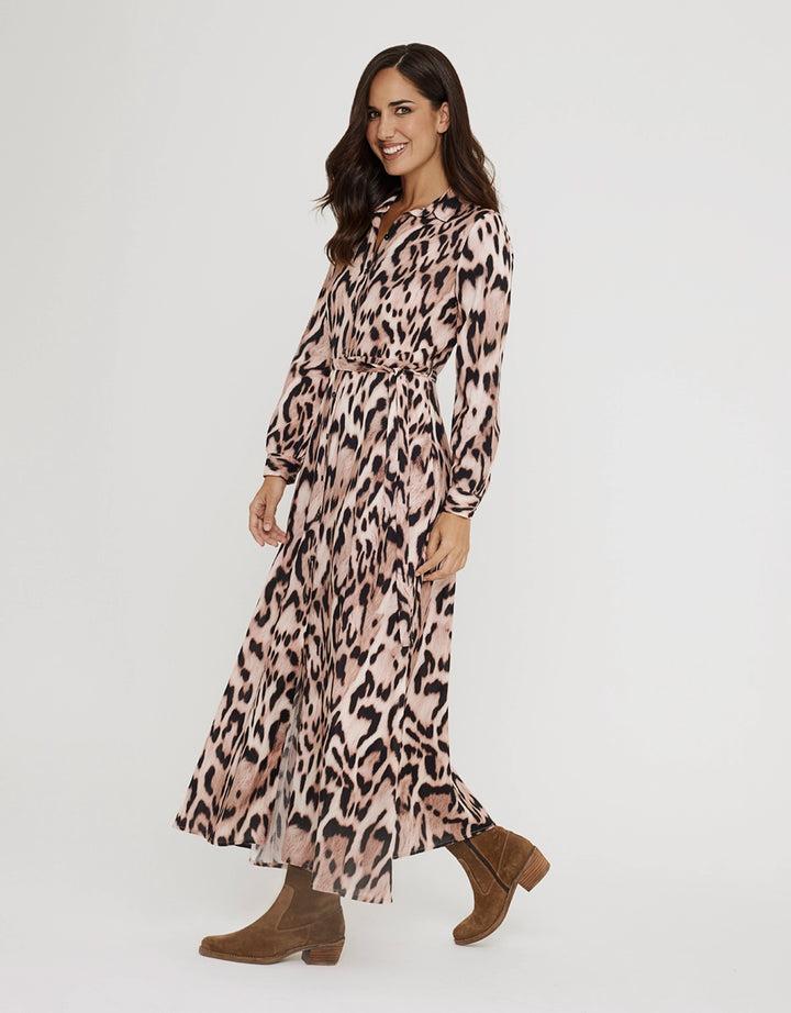 koala bay Vestido Largo Animal Print - Leormin Oferta especial
