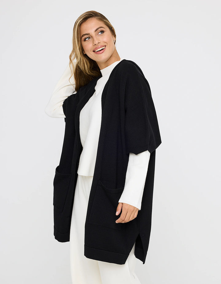 koala bay Poncho Abierto Negro - Alfonti Promoción trimestral