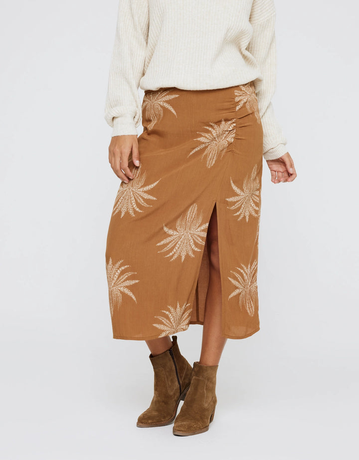koala bay Falda Midi Estampada - Ninat Grandes descuentos