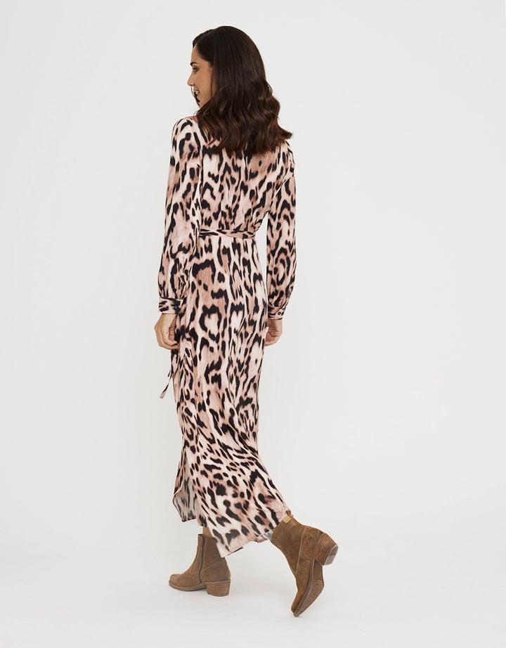 koala bay Vestido Largo Animal Print - Leormin Descuentos del mes
