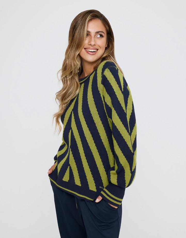koala bay Jersey Rayas Cuello Redondo - Piraru Ofertas de temporada
