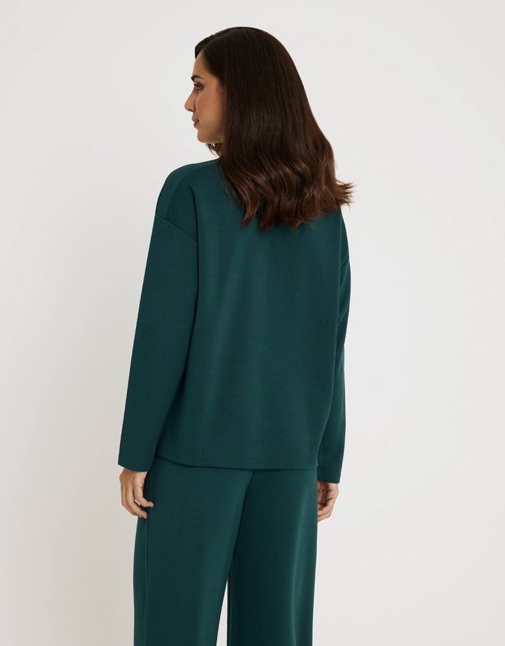 koala bay Sudadera sin Capucha Modal Verde - Vitatu Ofertas especiales