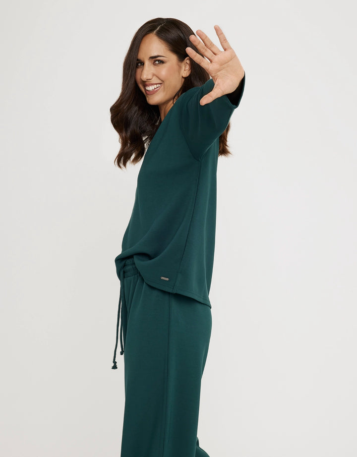 koala bay Sudadera sin Capucha Modal Verde - Vitatu Ofertas especiales
