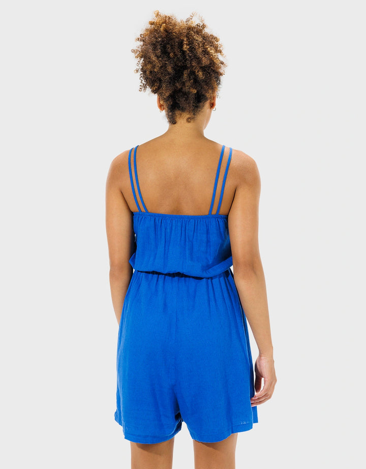 koala bay Mono Corto Tirantes Azul - Farin Rebajas top
