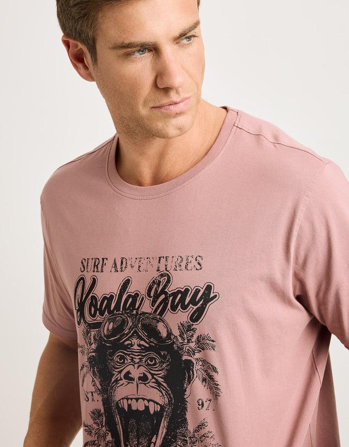 koala bay Camiseta Manga Corta Rosa Ceniza - Monquecito Envío gratis