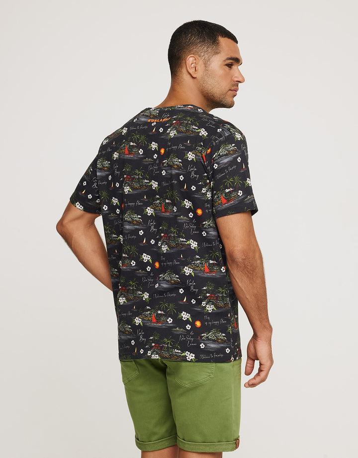 koala bay Camiseta Manga Corta Negro - Corsario Últimos 2 días