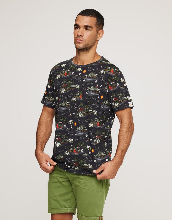 koala bay Camiseta Manga Corta Negro - Corsario Últimos 2 días