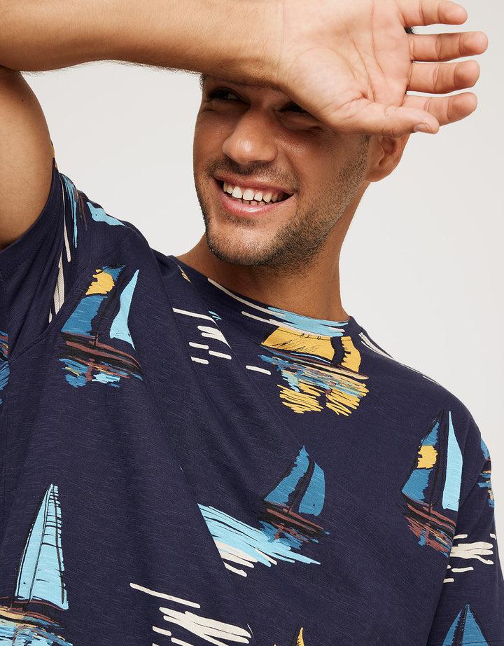 koala bay Camiseta Manga Corta Barcos - Sloopy Promoción por tiempo limitado
