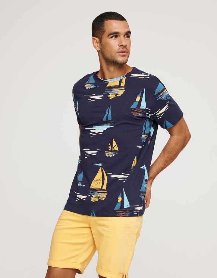 koala bay Camiseta Manga Corta Barcos - Sloopy Promoción por tiempo limitado