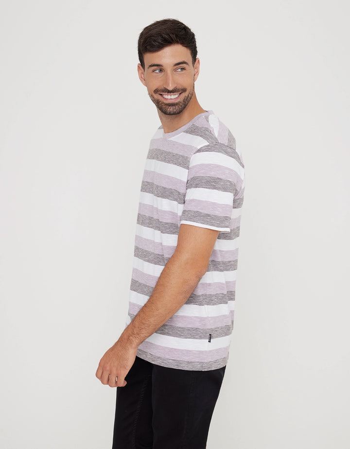 koala bay Camiseta Manga Corta Algodón Morado - Galizury En oferta