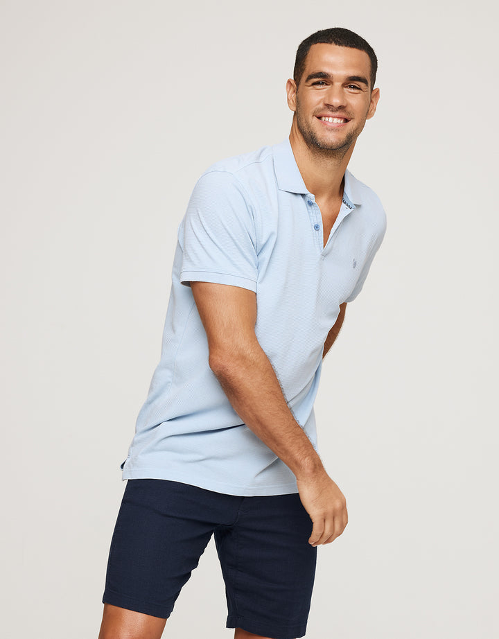 koala bay Polo Manga Corta Algodón Azul - Tome Ventas relámpago