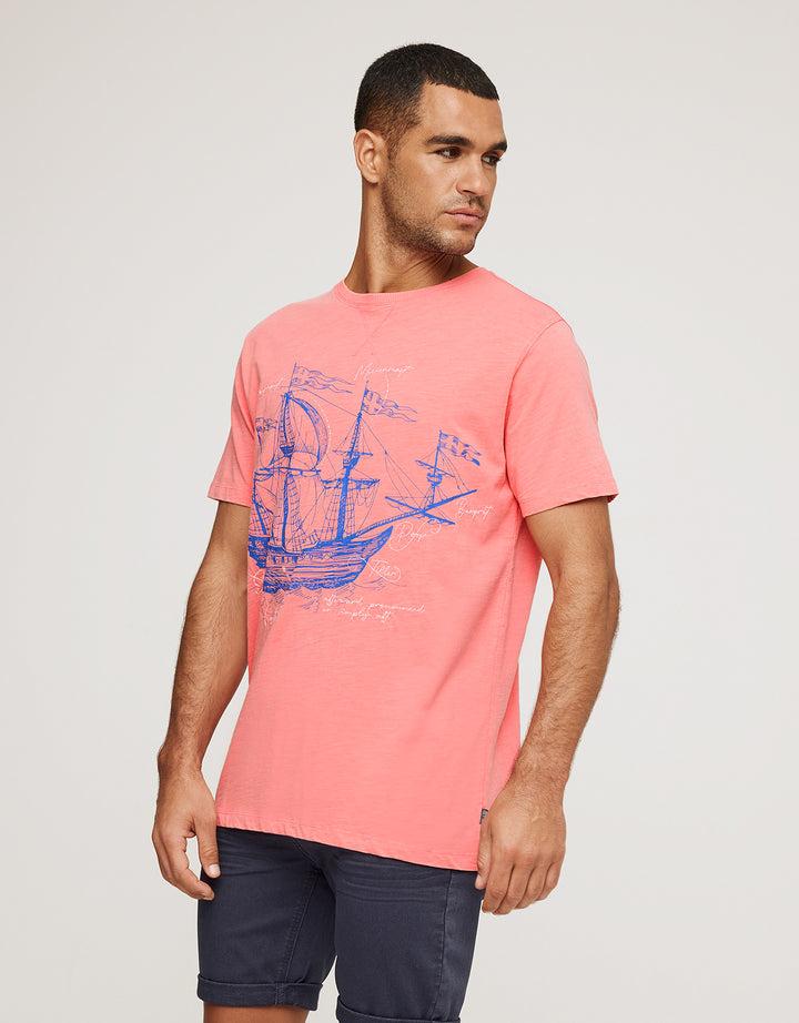 koala bay Camiseta Manga Corta Coral - Latrice Rebajas top