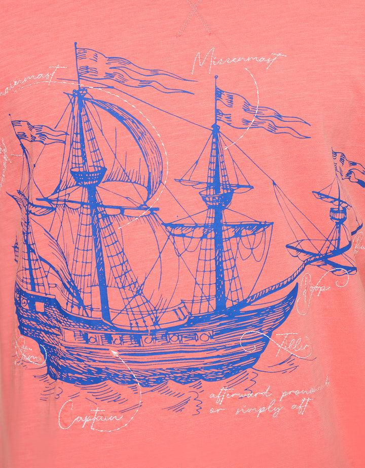 koala bay Camiseta Manga Corta Coral - Latrice Rebajas top