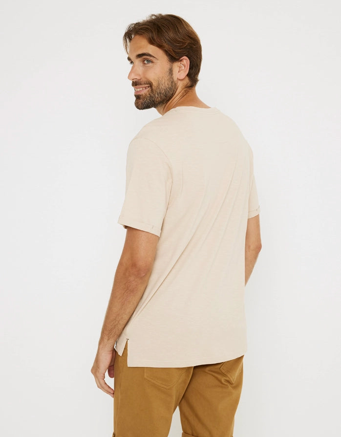 koala bay Camiseta Manga Corta Beige - Button Grandes descuentos