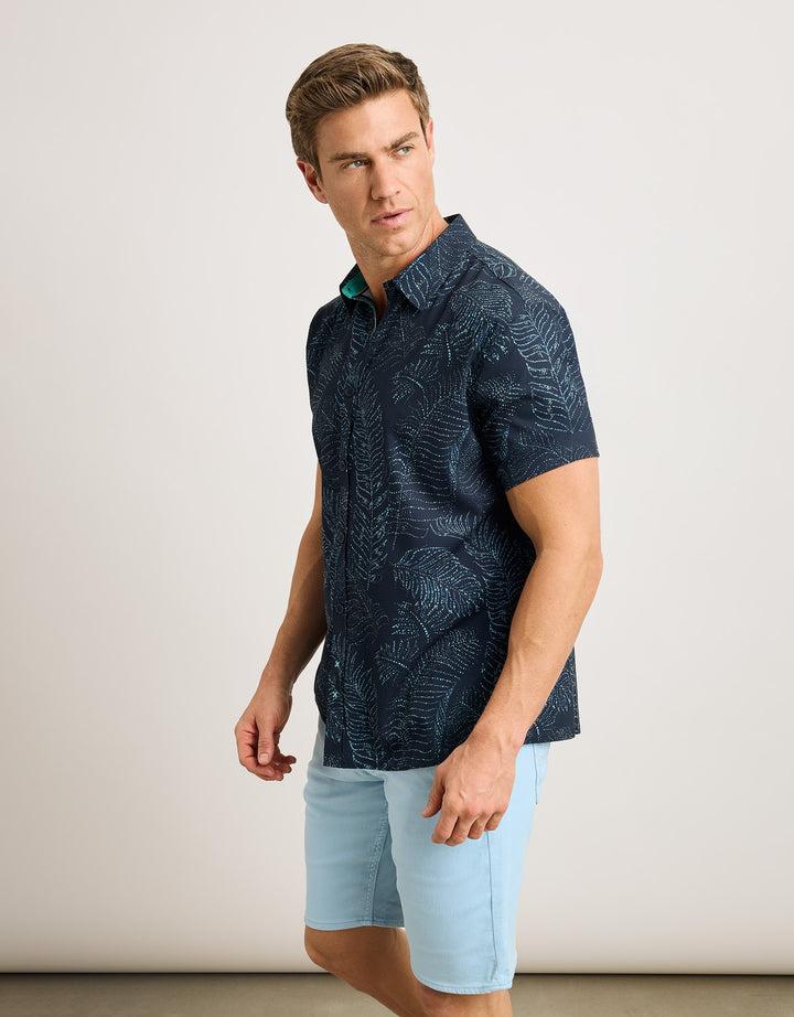 koala bay Camisa Manga Corta Azul Marino - Furaira Libre de impuestos