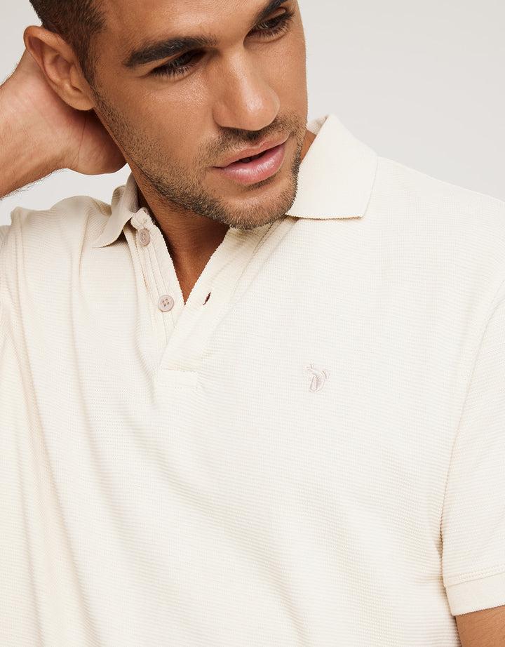 koala bay Polo Manga Corta Algodón Beige - Tome Outlet online