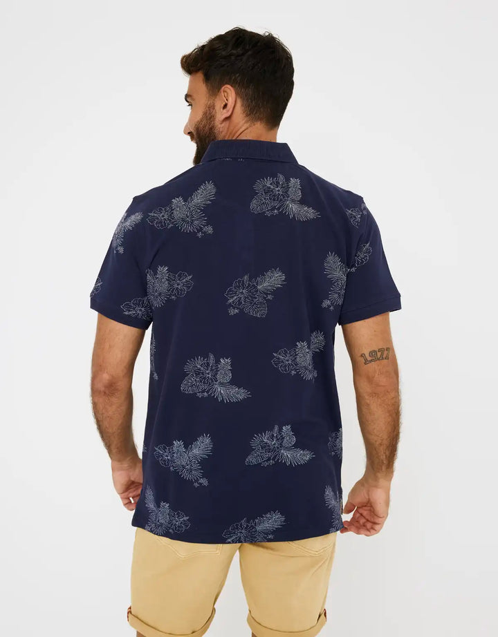 koala bay Polo Manga Corta Estampado - Pakiri Los más vendidos