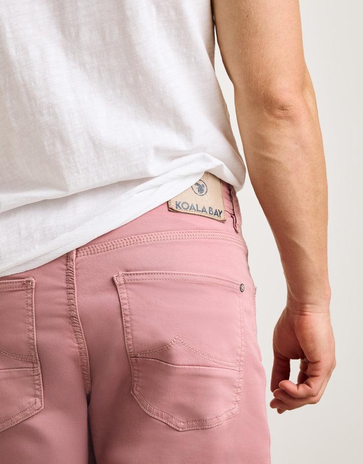 koala bay Bermuda Denim Rosa Ceniza - Palm Beach Tienda