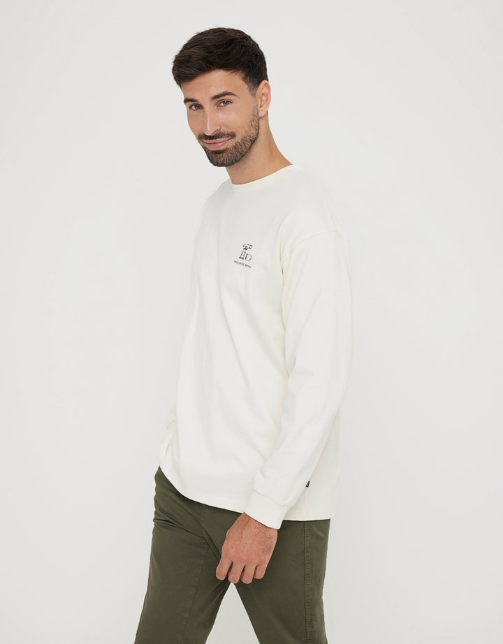koala bay Sudadera sin Capucha con Estampado Blanco - Isalow Descuentos del mes
