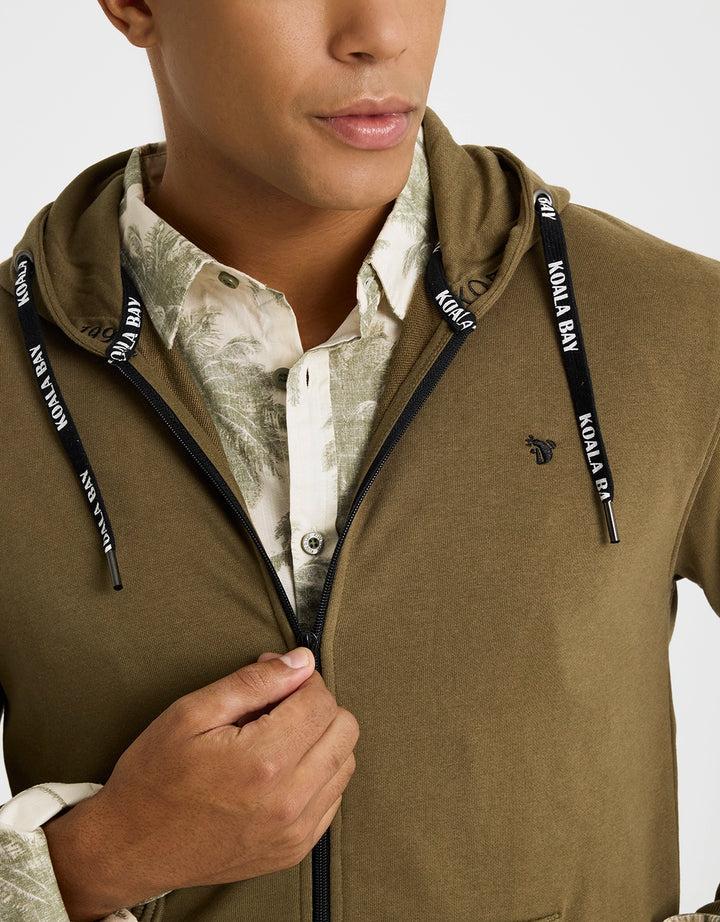 koala bay Sudadera con Capucha Caqui - Bean Ofertas de temporada