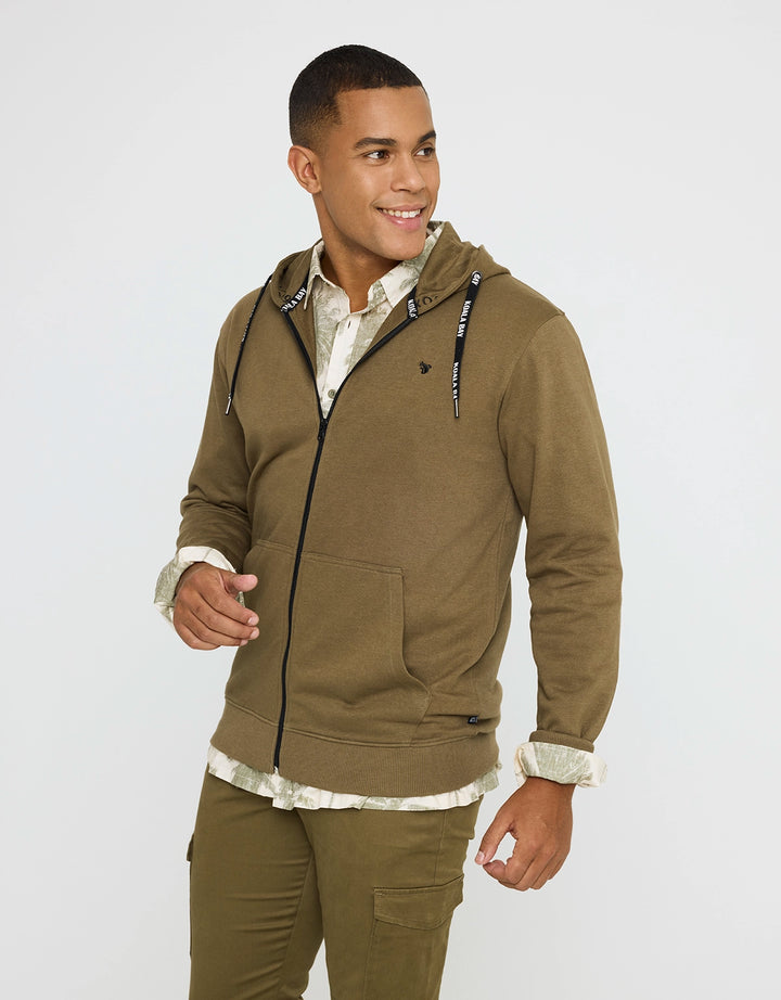 koala bay Sudadera con Capucha Caqui - Bean Ofertas de temporada