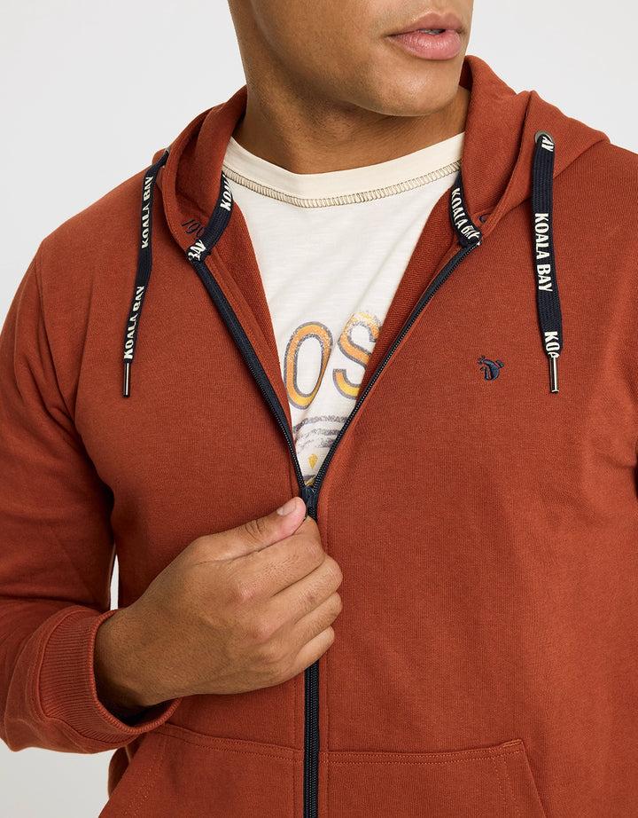koala bay Sudadera con Capucha Teja - Bean Grandes ahorros