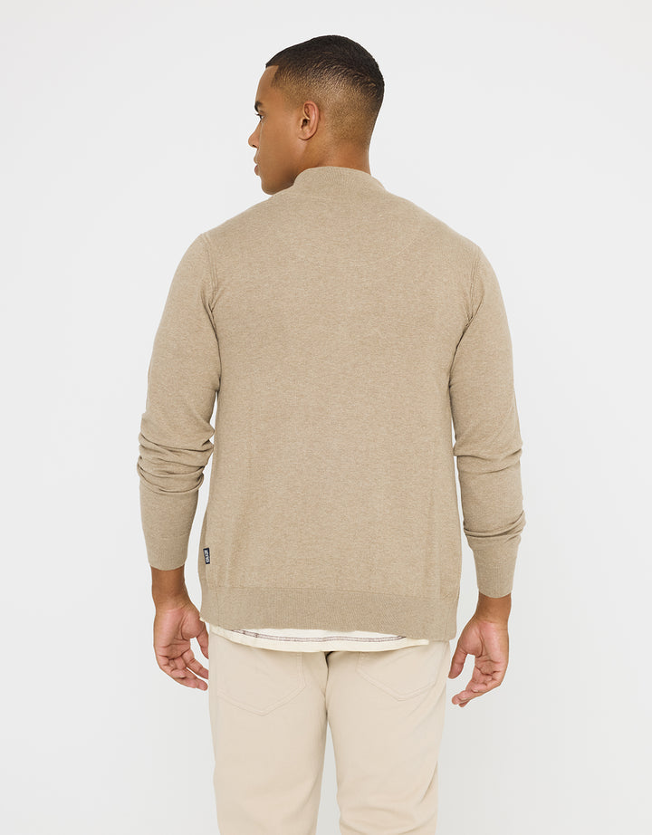 koala bay Jersey con Cremallera Beige - Picos En oferta
