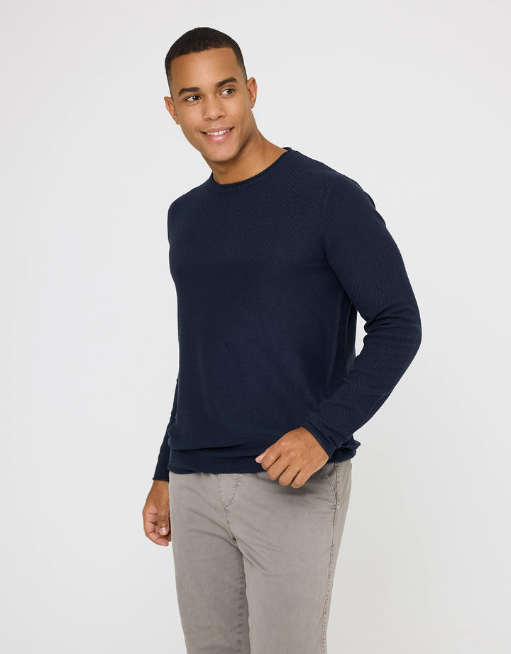 koala bay Jersey Manga Larga Azul Marino - Dorset Rebajas top