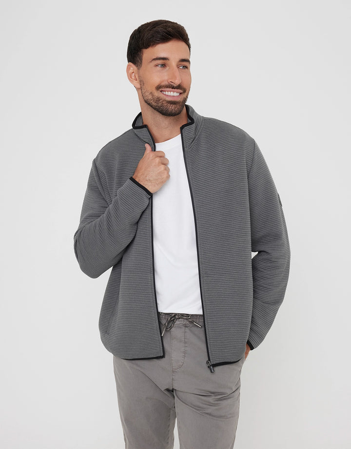 koala bay Chaqueta Cremallera Gris - Tigio Grandes descuentos