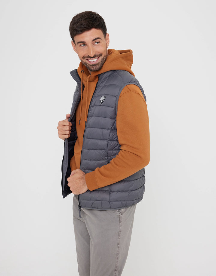 koala bay Chaleco Acolchado Gris - Hawes En oferta