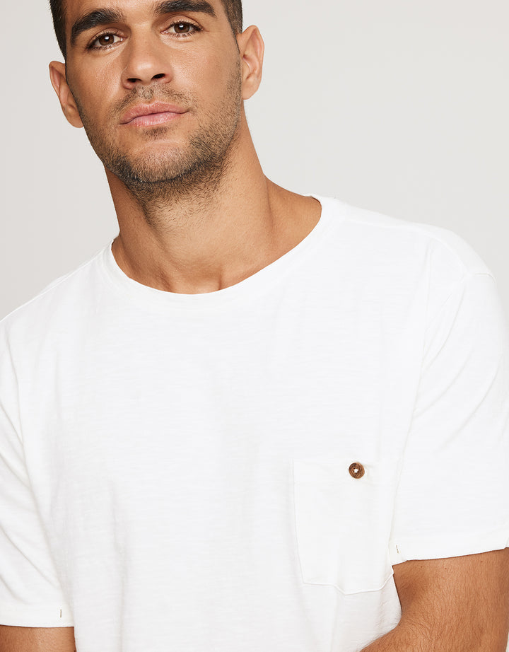 koala bay Camiseta Manga Corta Blanco - Button Grandes ahorros