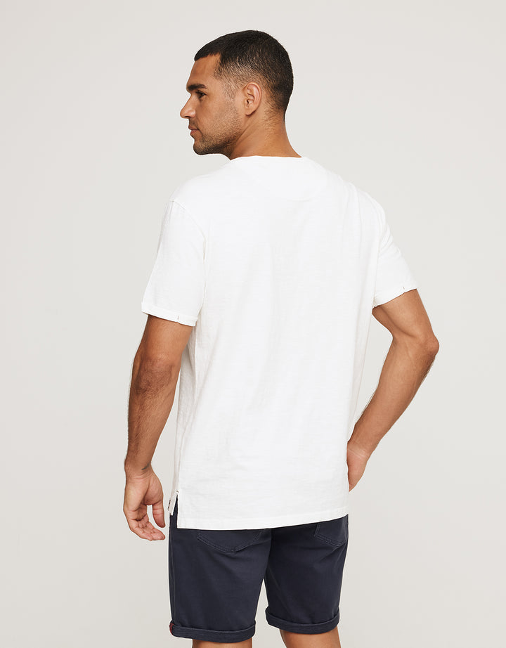 koala bay Camiseta Manga Corta Blanco - Button Grandes ahorros